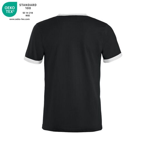 Camiseta bicolor Mod. NOME Negro (99) Talla XL