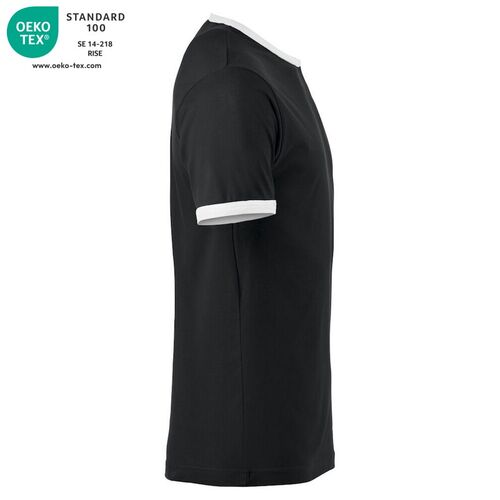 Camiseta bicolor Mod. NOME Negro (99) Talla XL