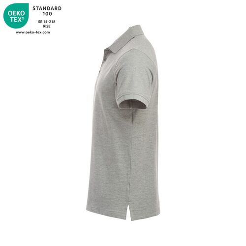Polo manga corta Mod. CLASSIC LINCOLN Gris jaspeado (95) Talla XS