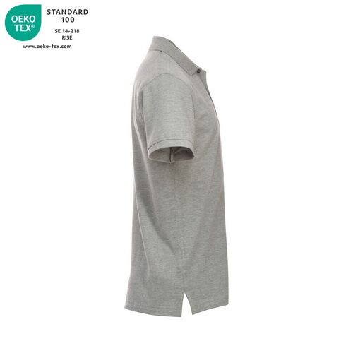Polo manga corta Mod. CLASSIC LINCOLN Gris jaspeado (95) Talla XS