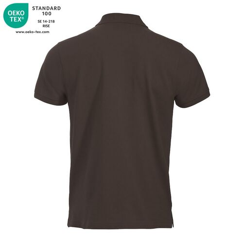 Polo manga corta Mod. CLASSIC LINCOLN Café (825) Talla XS