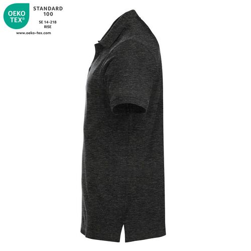 Polo manga corta Mod. CLASSIC LINCOLN Antracita jaspeado (955) Talla XS