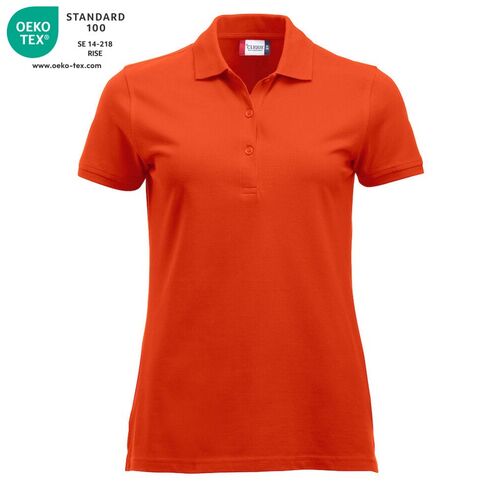 Polo de mujer Mod. CLASSIC MARION Naranja rojizo (18) Talla XS