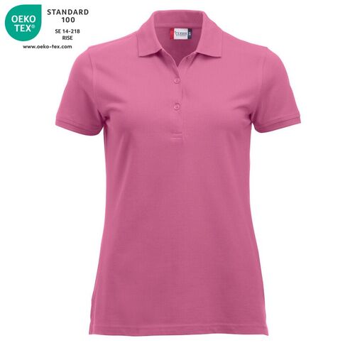 Polo de mujer Mod. CLASSIC MARION Rosa brillante (250) Talla XS