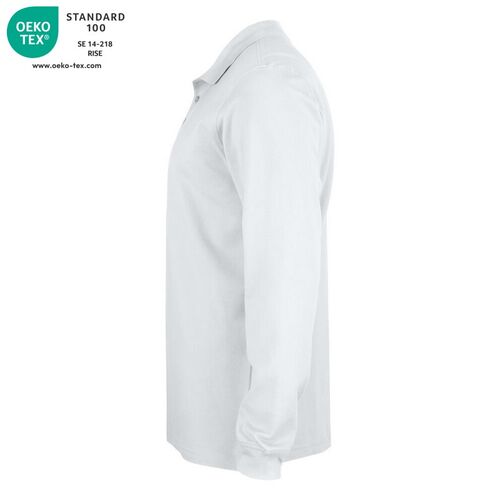 Polo manga larga Mod. LINCOLN LS Blanco (00) Talla 3XL