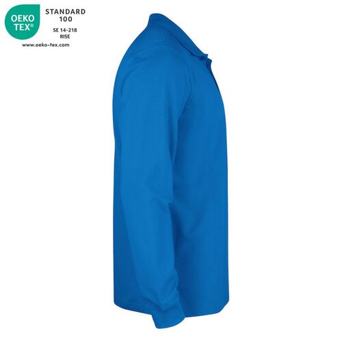 Polo manga larga Mod. LINCOLN LS Azul real (55) Talla L