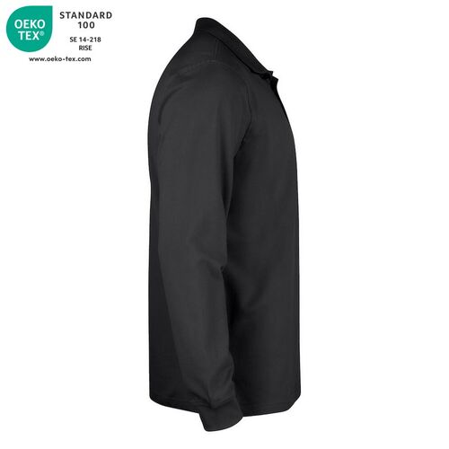 Polo manga larga Mod. LINCOLN LS Negro (99) Talla XS