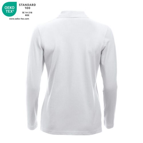 Polo de mujer manga larga Mod. MARION LS Blanco (00) Talla L
