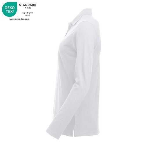 Polo de mujer manga larga Mod. MARION LS Blanco (00) Talla L