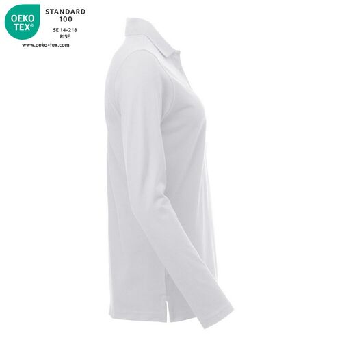Polo de mujer manga larga Mod. MARION LS Blanco (00) Talla L