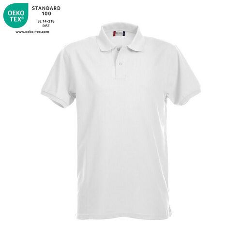 Polo manga corta Mod. PREMIUM Blanco (00) Talla XXL