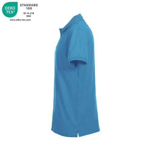 Polo manga corta Mod. PREMIUM Azul turquesa (54) Talla XS