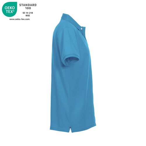 Polo manga corta Mod. PREMIUM Azul turquesa (54) Talla XS