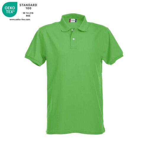 Polo manga corta Mod. PREMIUM Verde manzana (605) Talla L