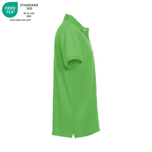 Polo manga corta Mod. PREMIUM Verde manzana (605) Talla L