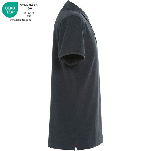 Polo manga corta Mod. PREMIUM Antracita jaspeado (955) Talla XS