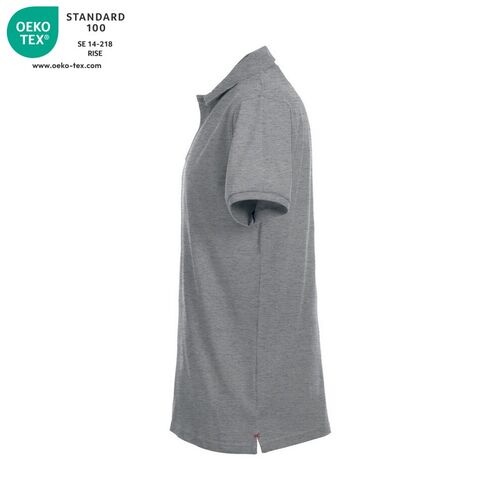 Polo manga corta Mod. PREMIUM Gris jaspeado (95) Talla XS