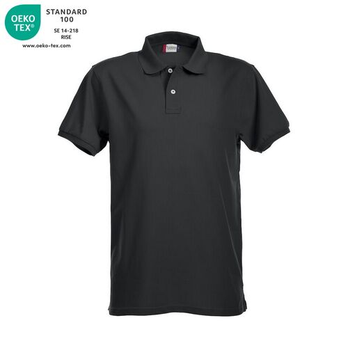 Polo manga corta Mod. PREMIUM Negro (99) Talla XL