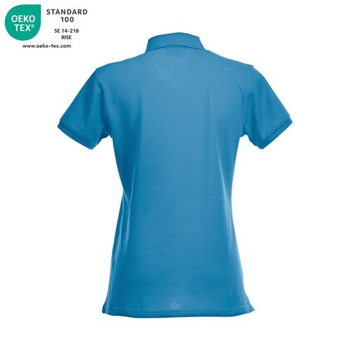 Polo de mujer Mod. PREMIUM Azul turquesa (54) Talla S