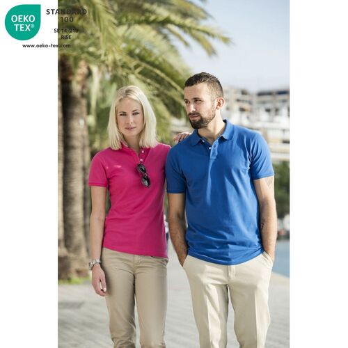 Polo de mujer Mod. PREMIUM Azul real (55) Talla S