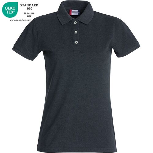 Polo de mujer Mod. PREMIUM Antracita jaspeado (955) Talla S