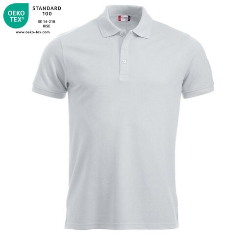 Polo manga corta Mod. MANHATTAN Blanco (00) Talla 3XL