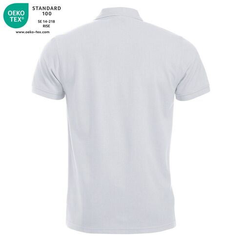 Polo manga corta Mod. MANHATTAN Blanco (00) Talla 3XL