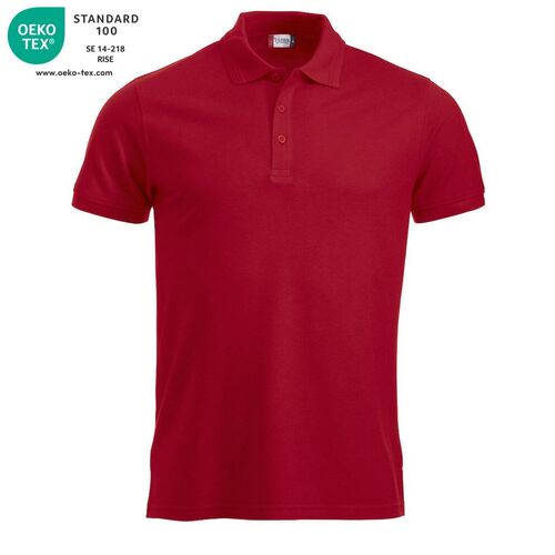 Polo manga corta Mod. MANHATTAN Rojo (35) Talla 3XL