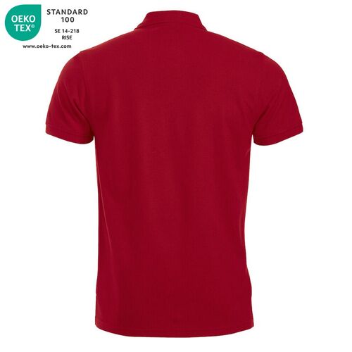 Polo manga corta Mod. MANHATTAN Rojo (35) Talla 3XL