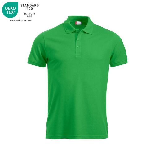 Polo manga corta Mod. MANHATTAN Verde manzana (605) Talla L