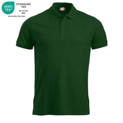 Polo manga corta Mod. MANHATTAN Verde botella (68) Talla 3XL