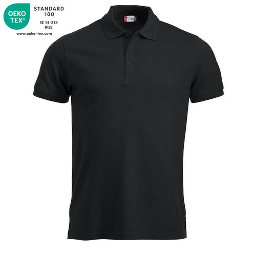 Polo manga corta Mod. MANHATTAN Negro (99) Talla 3XL