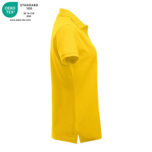 Polo de mujer manga corta Mod. MANHATTAN LADIES Limón (10) Talla XS