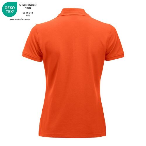 Polo de mujer manga corta Mod. MANHATTAN LADIES Naranja rojizo (18) Talla XL