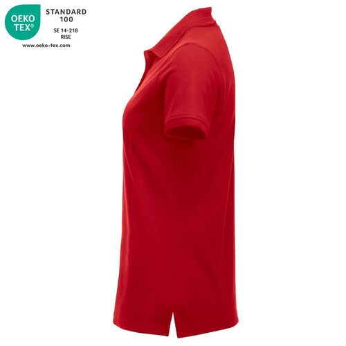 Polo de mujer manga corta Mod. MANHATTAN LADIES Rojo (35) Talla XS