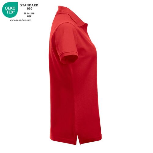 Polo de mujer manga corta Mod. MANHATTAN LADIES Rojo (35) Talla XS