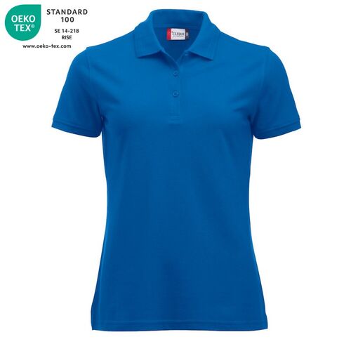 Polo de mujer manga corta Mod. MANHATTAN LADIES Azul real (55) Talla XS