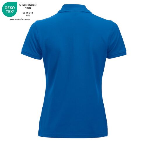 Polo de mujer manga corta Mod. MANHATTAN LADIES Azul real (55) Talla XS