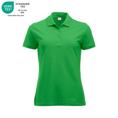 Polo de mujer manga corta Mod. MANHATTAN LADIES Verde manzana (605) Talla XS