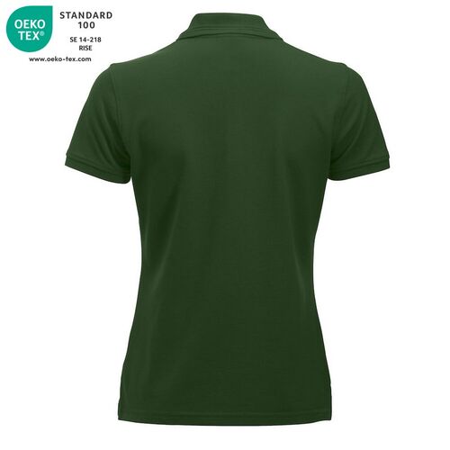 Polo de mujer manga corta Mod. MANHATTAN LADIES Verde botella (68) Talla XXL