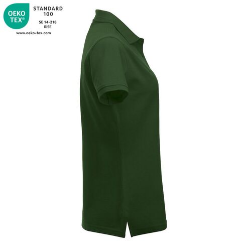 Polo de mujer manga corta Mod. MANHATTAN LADIES Verde botella (68) Talla XXL