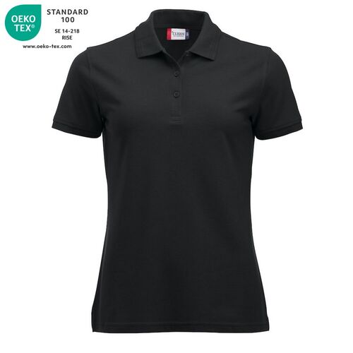 Polo de mujer manga corta Mod. MANHATTAN LADIES Negro (99) Talla L