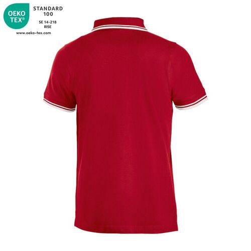 Polo de manga corta Mod. AMARILLO Rojo (35) Talla XL