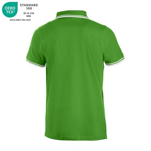 Polo de manga corta Mod. AMARILLO Verde manzana (605) Talla XL