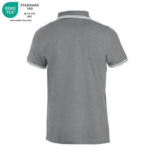 Polo de manga corta Mod. AMARILLO Gris jaspeado (95) Talla M
