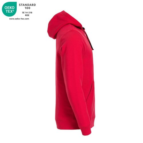 Sudadera con capucha Mod. CLASSIC HOODY Rojo (35) Talla XS