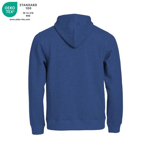 Sudadera con capucha Mod. CLASSIC HOODY Azul jaspeado (565) Talla XS