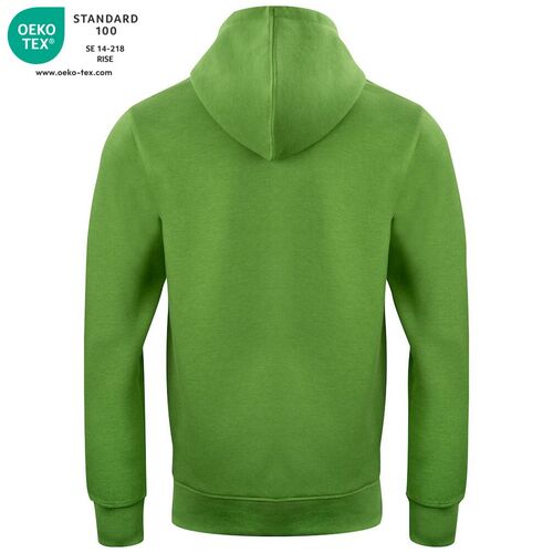 Sudadera con capucha Mod. CLASSIC HOODY Verde jaspeado (676) Talla L