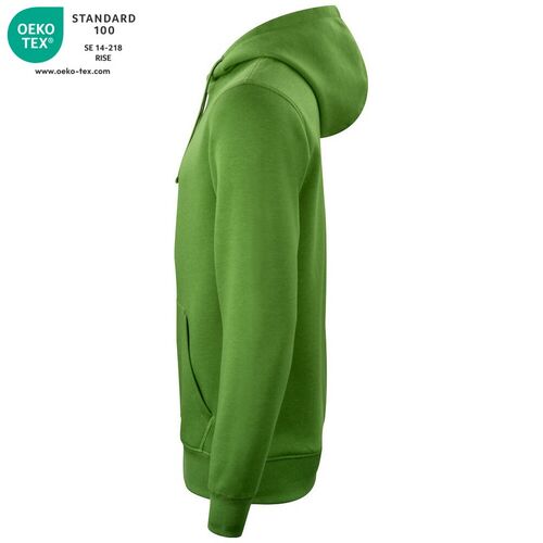 Sudadera con capucha Mod. CLASSIC HOODY Verde jaspeado (676) Talla L