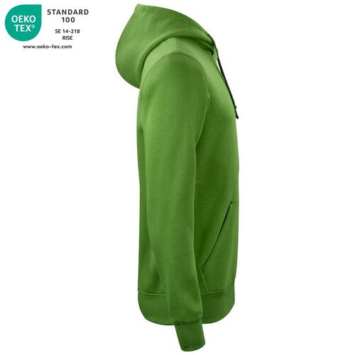 Sudadera con capucha Mod. CLASSIC HOODY Verde jaspeado (676) Talla L